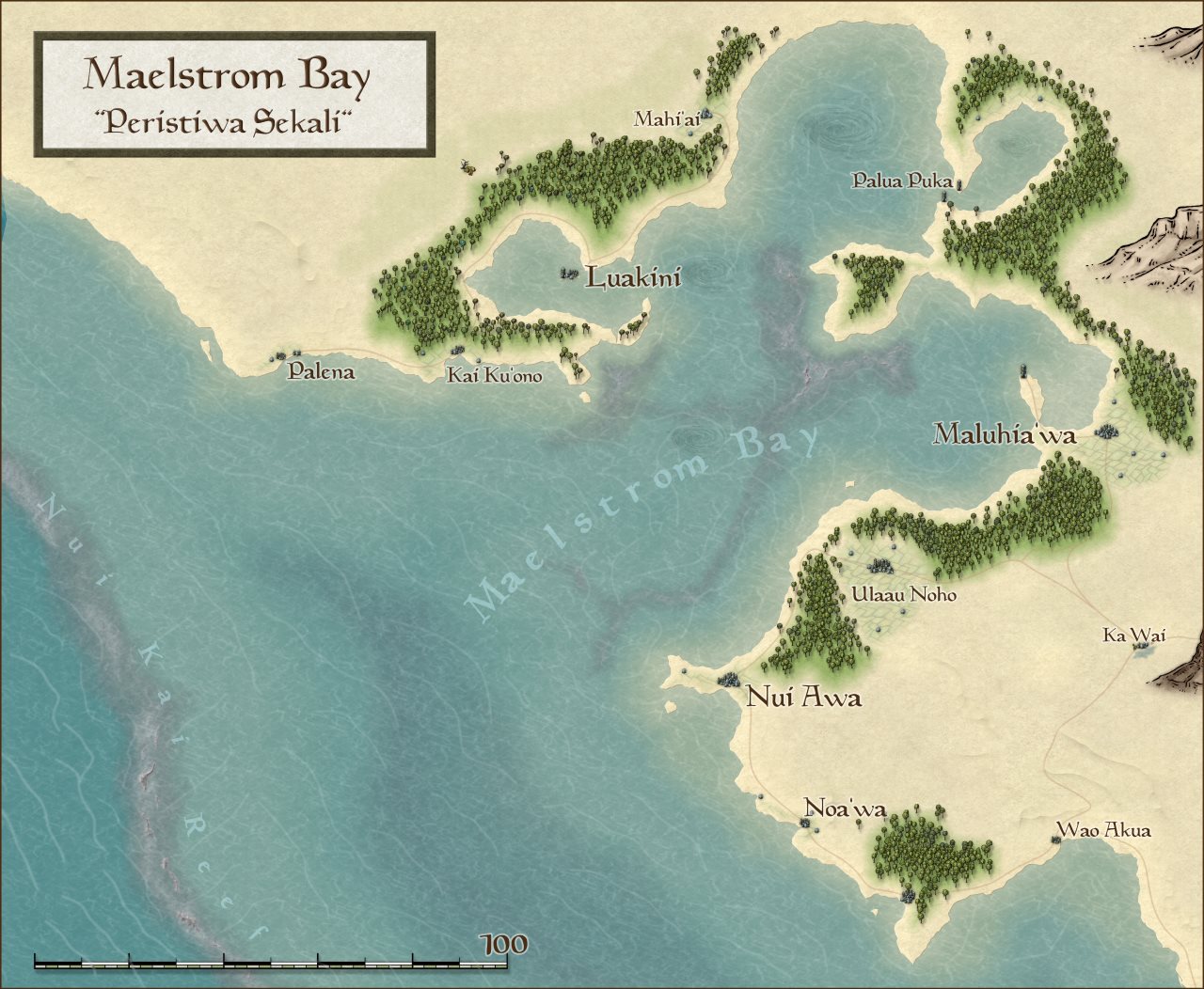 Nibirum Map: maelstrom bay by HadrianVI